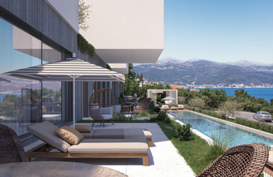 New modern townhouses with sea view
