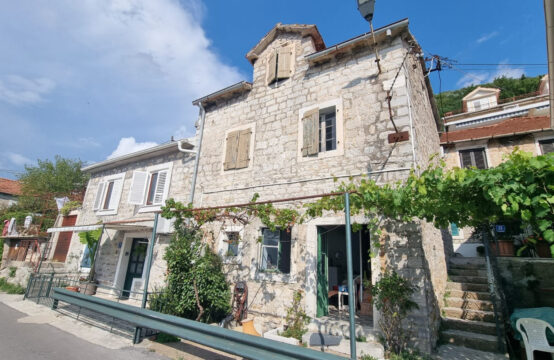 Old stone house on the first line
