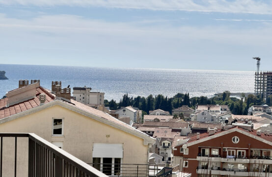 Studio apartment in Budva in a new building, Podkoshljun district