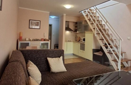 One-Bedroom Duplex Apartment with Sea Views in Bečići